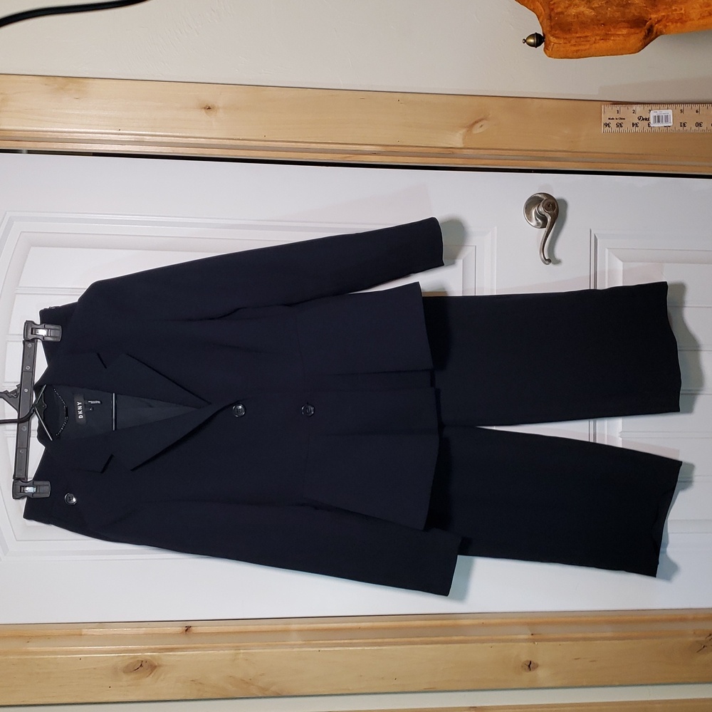 DNKY Navy Blue Blazer and Pants Set
